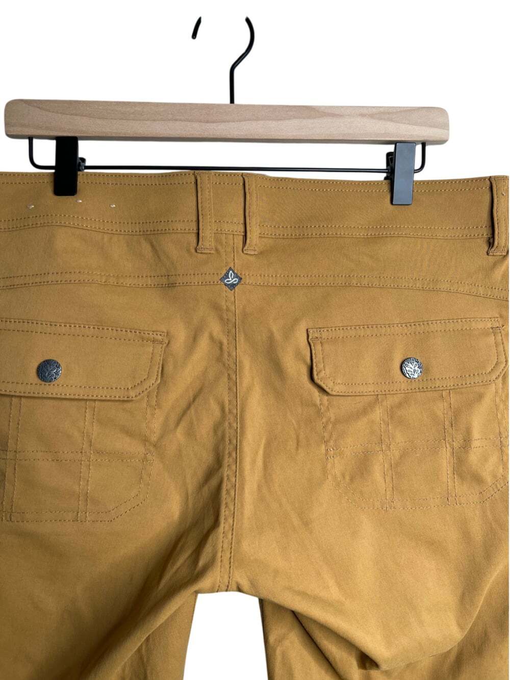 Prana Womens Halle Straight Leg Pant 14 Regular Earthbound Mustard Brown Hiking - Picture 5 of 10